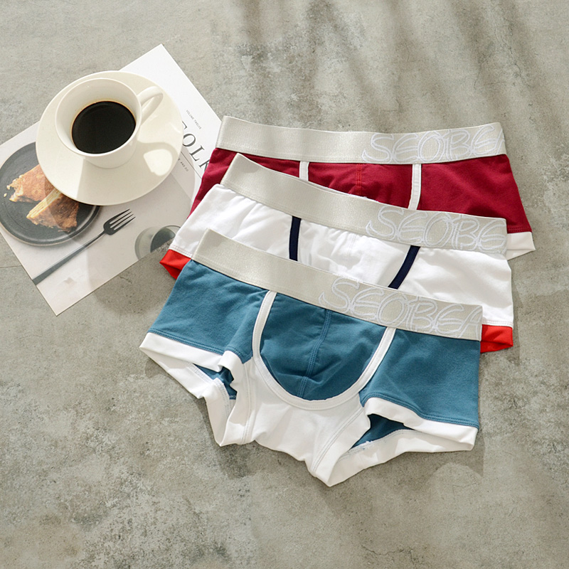 Boxer Brief Pack Cotton - SEOBEAN sports cotton boxers men's underwear