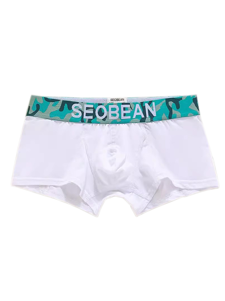 Boxer Brief Pack Cotton - Men's flat cornered underwear, youth fashion,
