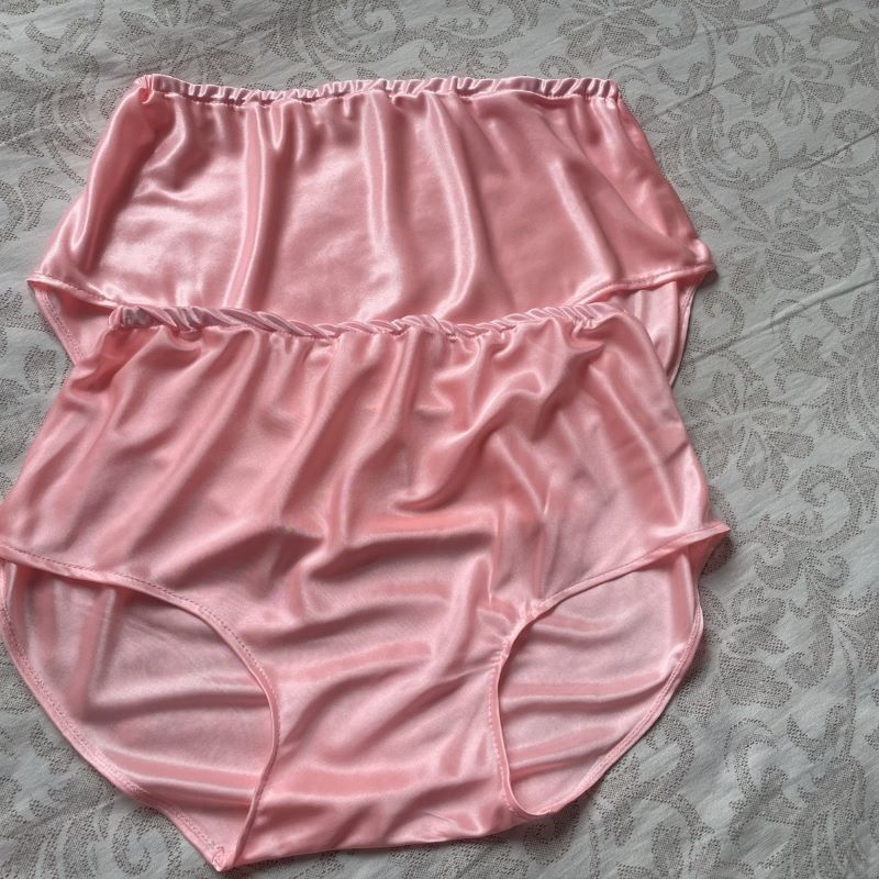 Boxer Shorts Modal - Unisex Glossy Pink Ice Silk Panties