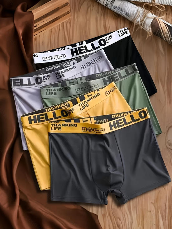 Men's Milk Silk Boxer Briefs 5 - Multi Pack Underwear review and price