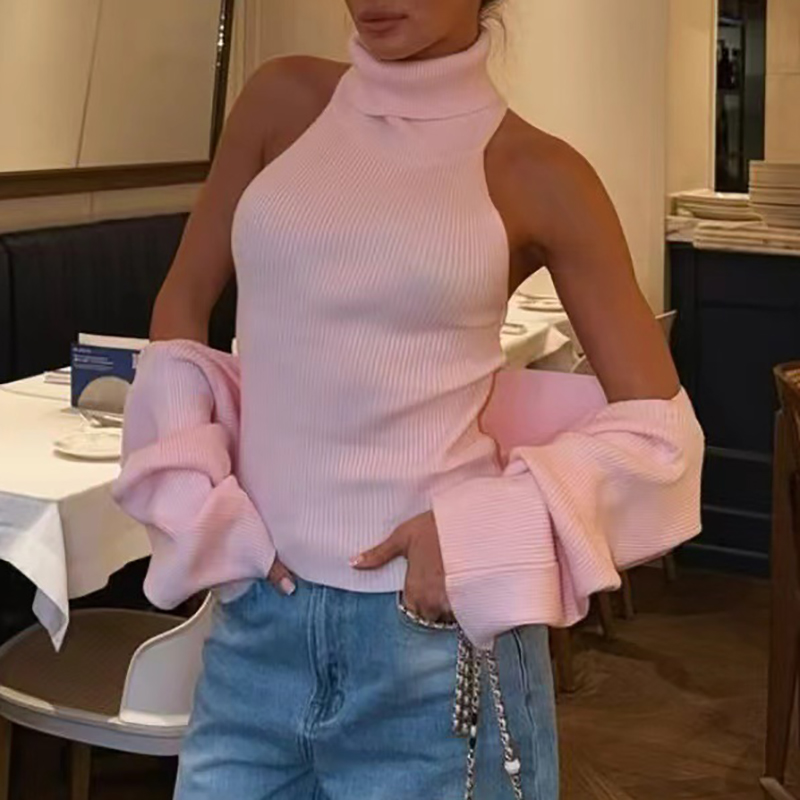 Women 2 Piece Knit Sweaters Tu - Tank Top Ribbed review and price