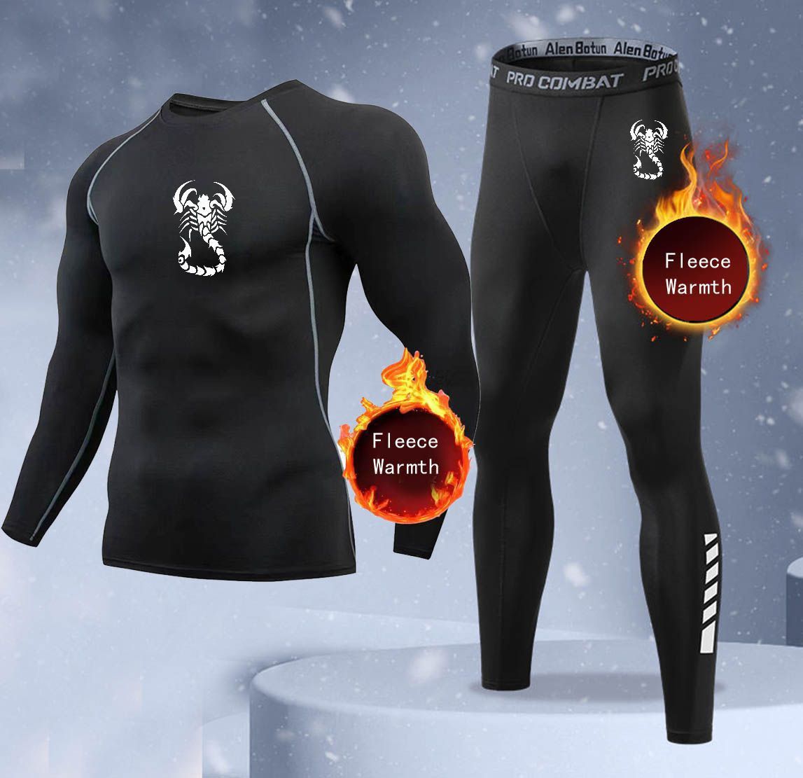 New 2-pieces Winter Warm Men U - Thermal Long John review and price