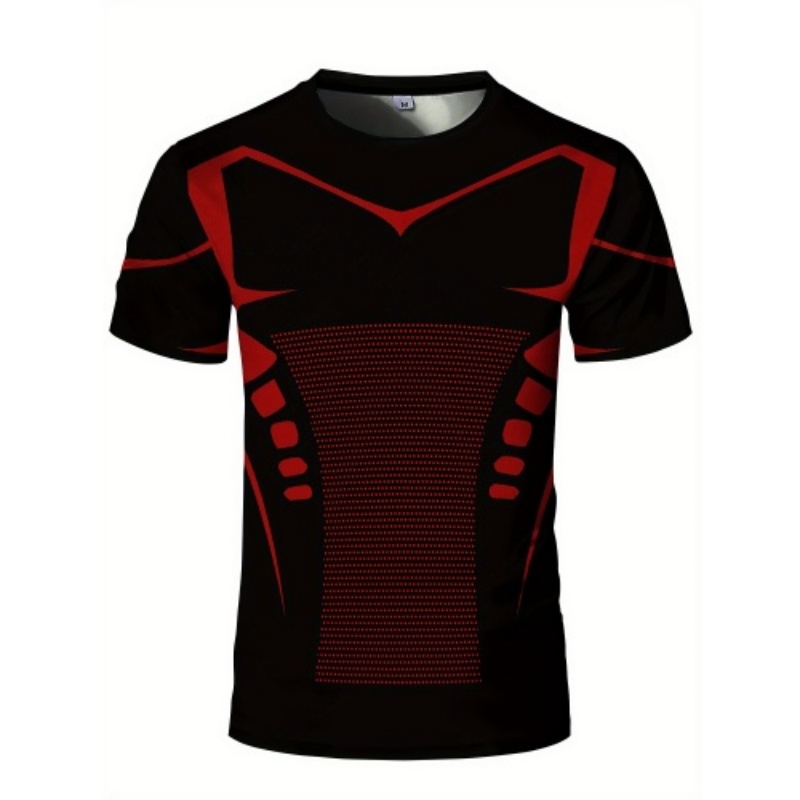 Men 3D Red Black Line Compress - Compression Shorts Athletes review and price